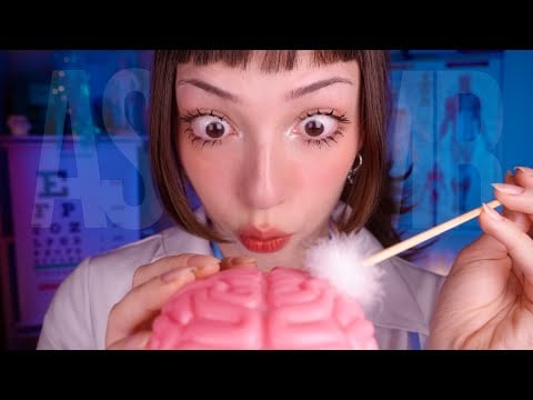 [ASMR] médica pateta faz testes em você 🔎🧠
