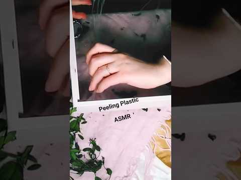 Peeling Plastic Wrap #ASMR #asmrlikeasandbox #relax