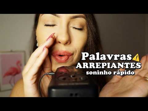 ASMR Sussurrando Palavras Arrepiantes no seu Ouvido (relaxe e durma rápido)
