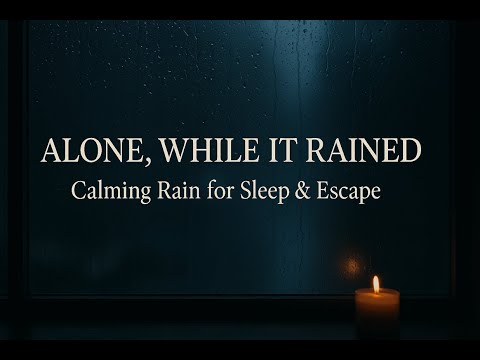 Alone, While It Rained | Calming Rain for Sleep & Escape