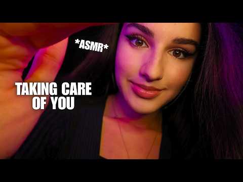 asmr ~ personal attention *hair brushing, face brushing & face tracing*