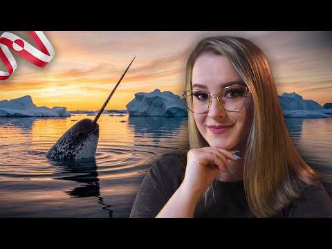 ASMR 4k | CURIOSIDADES sobre a GROENLÂNDIA | Fatos interessantes | Sussurros no Blue Yeti | Binaural