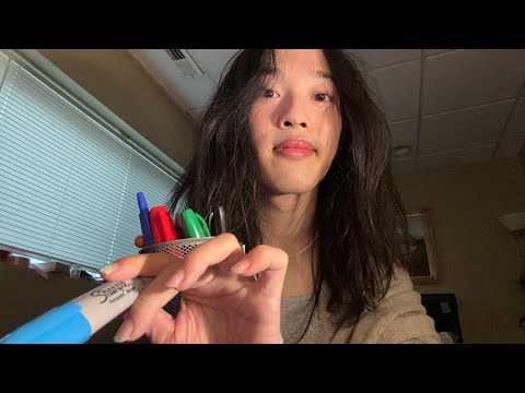 ASMR random trigger assortment 🎰 (drawing + tapping + scratching)