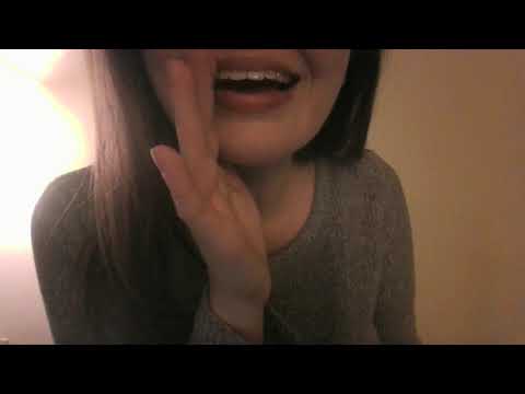 Repeating HELLO & HI with hand waving ASMR