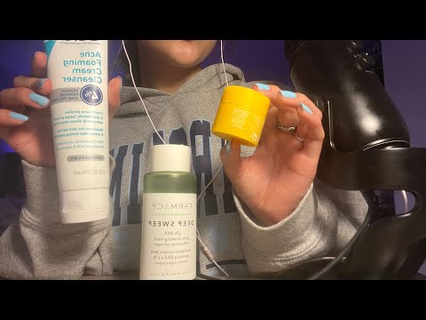 asmr doing your skincare (fast and aggressive💜)