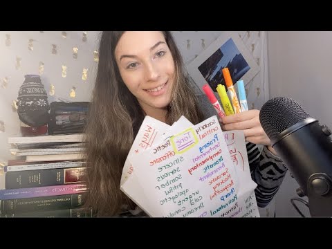 [ASMR] English Teacher Essay Skills Session | Advanced Placement | Soft-Spoken ♥︎