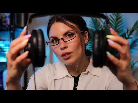 ASMR Extremely Detailed HEARING TEST | BEEP TEST, Tuning Forks, Snapping, Brushes