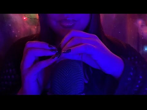 ASMR Nail Tapping and Mouth Sounds (No Talking)