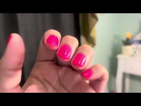 ASMR OLD School ASMR Tapping Camera Lens Low Quality NO TALKING W / HOT PINK nails LONG Nails 💅 
