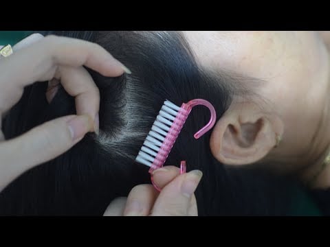 ASMR Tingting Scalp Scratching, Real Person Scalp Massage Sounds For Relieve Stress, Anxiety