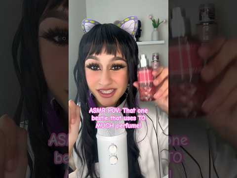 Bestie uses TO MUCH perfume! #cosplay #shortsfeed #shorts #asmrsounds #asmrtriggers #asmr #viral