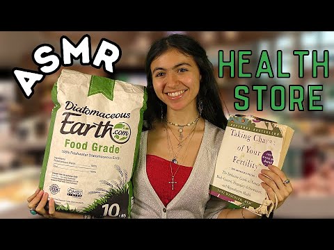 ASMR || shopping at the health store