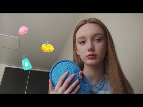 АСМР уход за телом 🧽 покажу и расскажу 🤫/ ASMR body care 🧼🧴