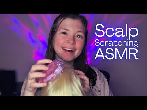 ASMR Fast and Aggressive Scalp Scratching, Massaging and Hair Brushing