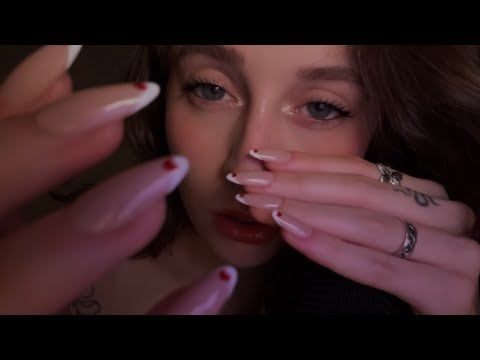 ASMR cupped inaudible whispers with tingly layered scratches (lots of mouth sounds)