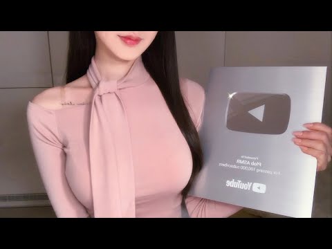 ASMR / 10만 실버 버튼 탭핑asmr + 속닥속닥 Q&A🤫