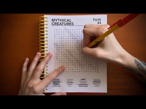 Word Search ASMR | Soft Spoken