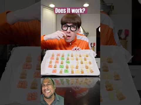 Frozen Gummy Bears 🐻 reaction