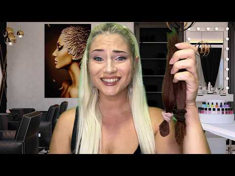 ASMR Dumb Hairstylist Chops Off All Your Hair (Haircut Roleplay)