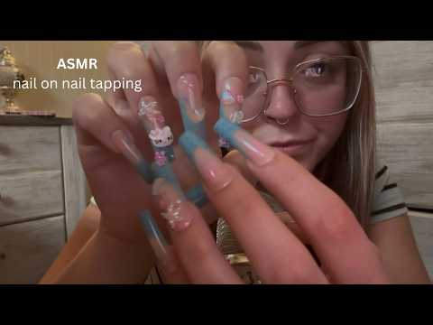 ASMR nail on nail tapping