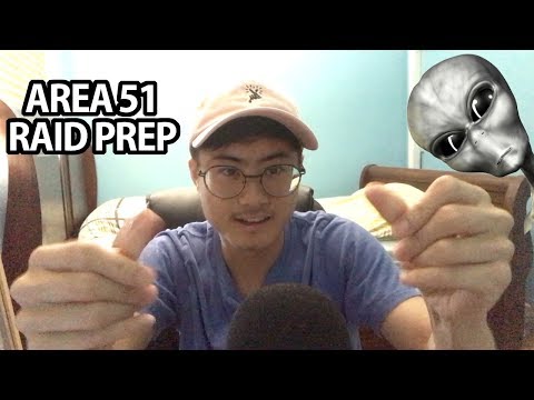 Hand & Skin Sounds Before your Area 51 Raid | YamASMR