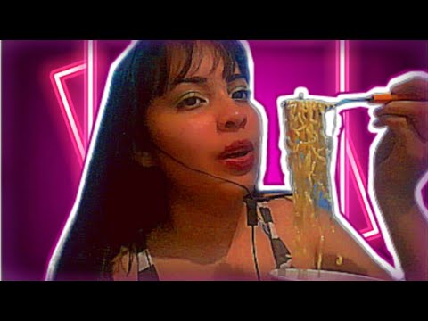 Asmr mukbang / comendo cup noodles 😋