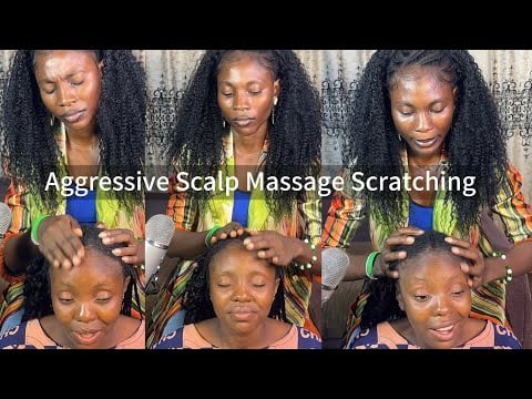 ASMR INTENSE AGGRESSIVE SCALP MASSAGE WITH SCRATCHING ROLEPLAY FOR SLEEPING