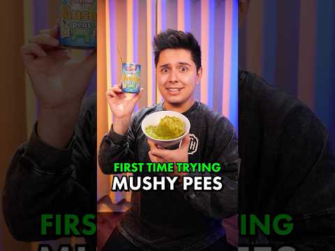 American Tries Mushy Peas for the First Time | ASMR Food