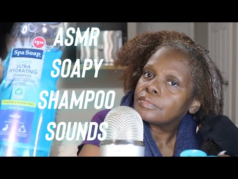 SOAPY SHAMPOO SUDS SOUNDS ASMR CHEWING GUM