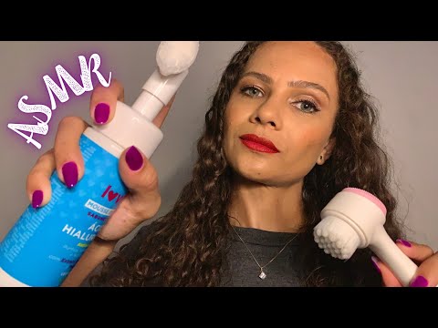 ASMR | SKINCARE NOTURNA BEEEEM SUAVE (sussurros)