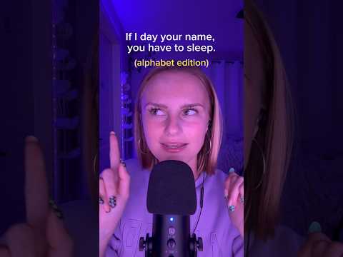 Thinking of names was hard 😅 #asmr #relax #tingles #gotosleep