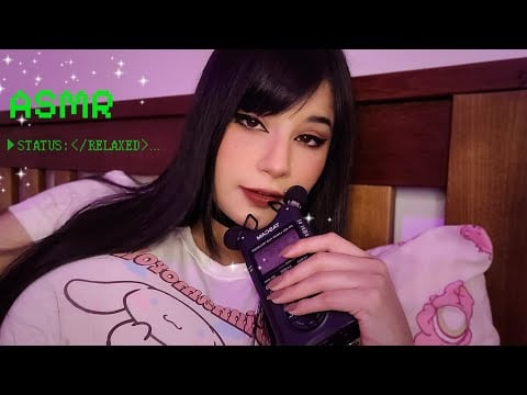 VENHA DORMIR COMIGO 🥰 ASMR NA CAMA (mouth sounds, kisses, whispers)