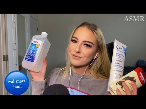 ASMR | a little wal-mart haul