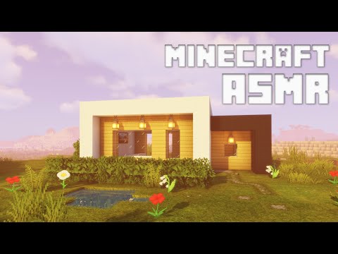 Minecraft ASMR | Building a Simple, Modern Base ⛏️