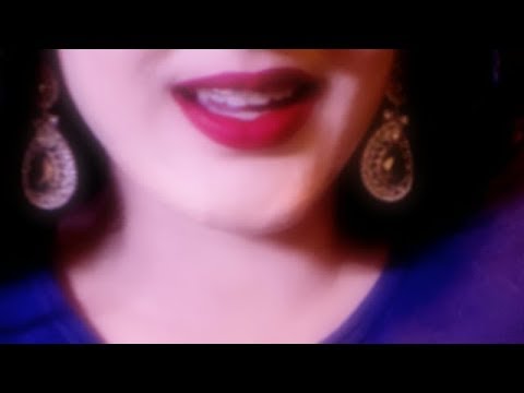 ASMR Red Lipstick Kissing Sounds,Review & Lipstick Application