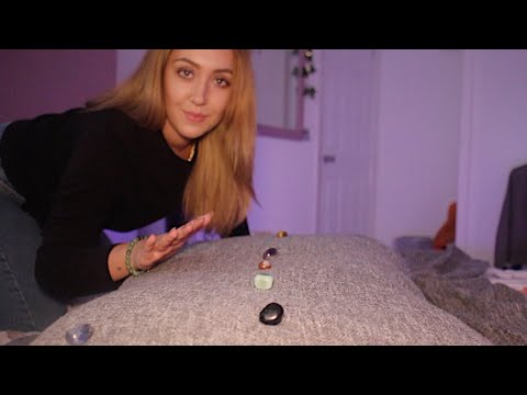 ASMR POV Reiki Massage/Cleanse Roleplay (Smoke/Brushing/Crystal Healing/Cutting/Body Pillow)