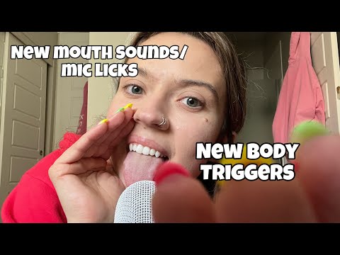 ASMR| 30 Minutes of Spit Painting, Body Triggers, New Mouth Sounds, Tapping & More!