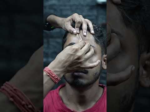 ASMR Forehead Tapping Massage For Better Relaxation #shorts