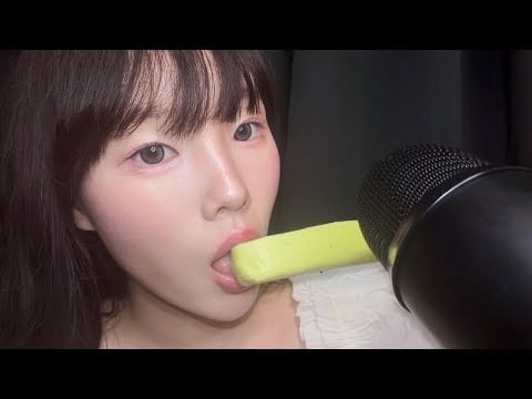 🍈 메로나 아이스크림 먹방 ASMR | Melona Ice Bar Mukbang | Sound Therapy | Sleep Aid💤