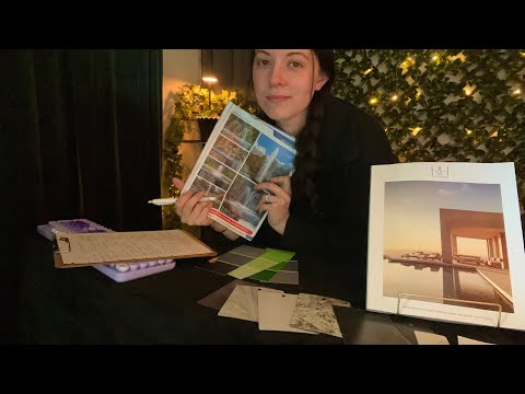 ASMR Home Designer | Typing, Writing, Paper Sounds, Soft Spoken