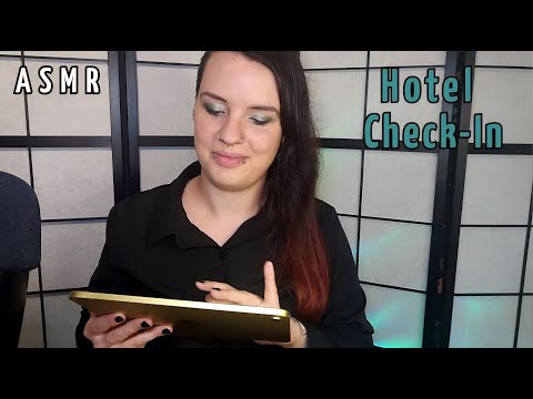 ASMR Hotel Check-In 🏨 | Beruhigendes Tastatur Tippen & Flüstern | Roleplay Deutsch