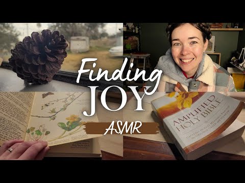 ASMR Bible Study Finding JOY ✨ Whispers, Crinkles, Mouth Sounds