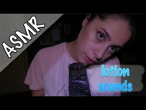 ASMR / ❤️ TIKIRTI VE LOSYON SESLERİ ❤️ Hand Lotion Sounds & Tapping