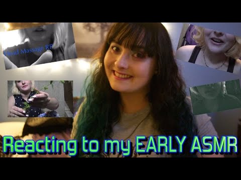 Reacting to my EARLY ASMR Videos