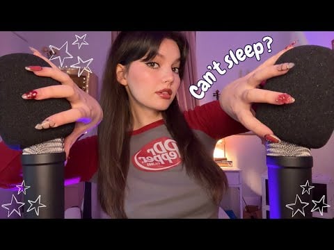 ASMR For When You Can’t Sleep (Fast Ear to Ear Triggers, Breathy Whispers, Mic Scratching, More)