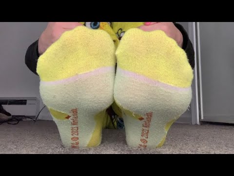 ASMR Toe Wiggling + Feet Rubbing | Custom Video