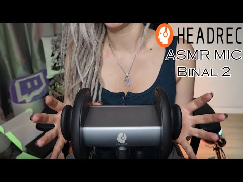 ASMR microphone review, Headrec Binal 2 binaural and A100 Amplifier, softly spoken