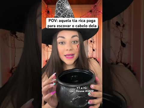 POV: aquela tia rica paga para escovar o cabelo dela #humor #shorts