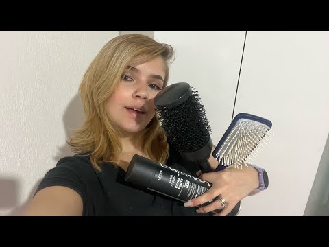 ASMR: PENTEANDO E ARRUMANDO O SEU CABELO ✨