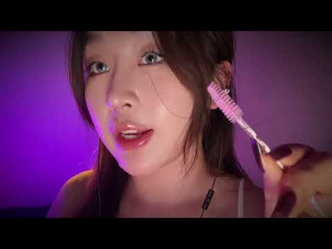 ASMR Cleans Up Hair On Face 😴 Soft Talk Help You Sleep Better💤